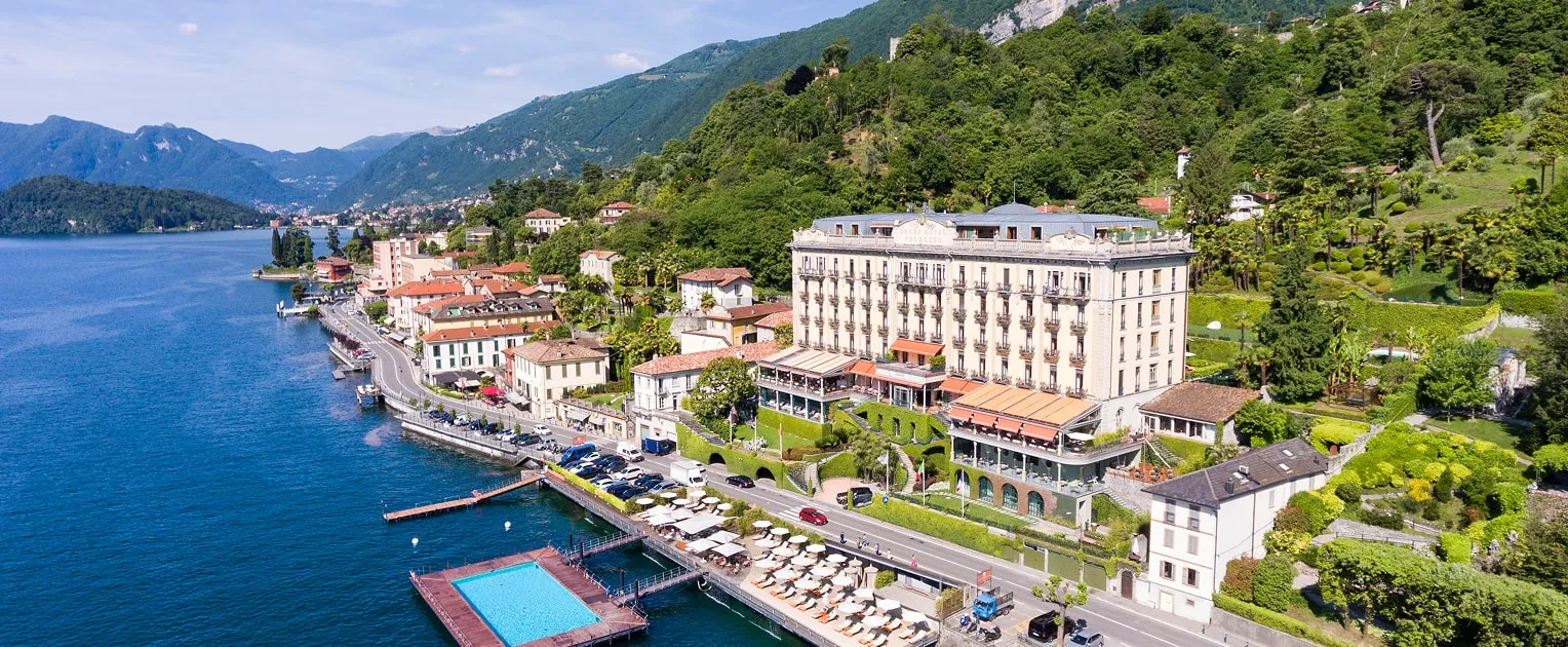 Luxury hotel on Lake Como waterfront